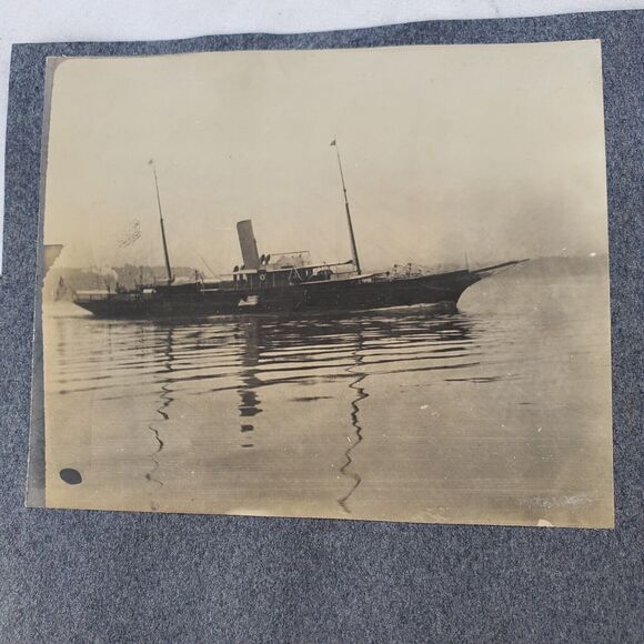 Antique Photos Seaside Boardwalk Shops Donkey Steamboat Island Cityscape Ocean - Picture 4 of 11
